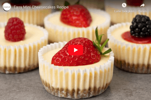 mini cheesecakejes maken